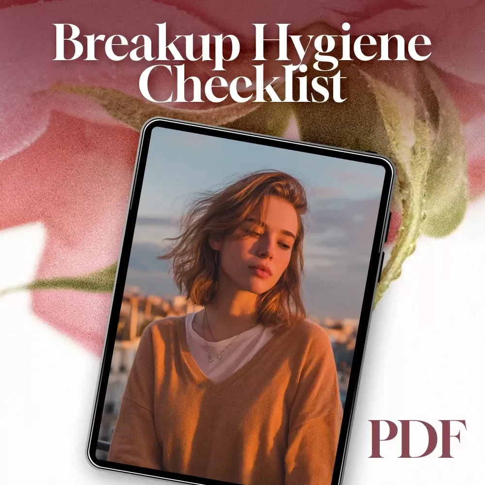 Breakup Hygiene Checklist | Digital Self-Care Guide for Healing, Growth & Emotional Reset | eBook & Printable Wellness Tool