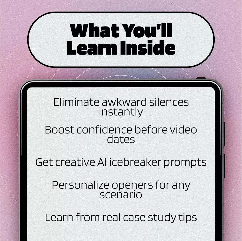 AI Icebreakers for Video Dates | Digital Guide for Online Dating Confidence | AI-Generated Icebreakers for Video Dates