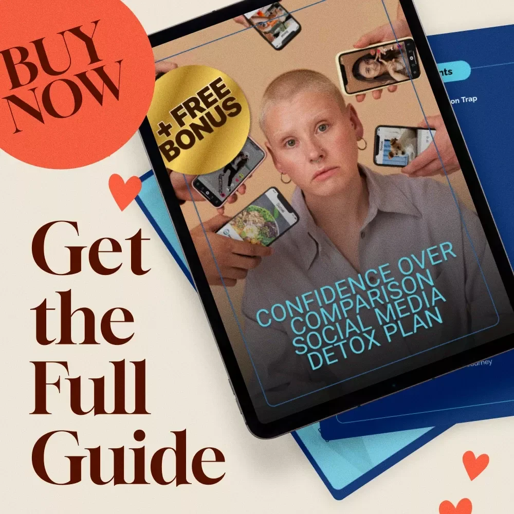 Confidence Over Comparison: Social Media Detox Plan | Digital Download Guide for Self-Worth, Mindfulness & AI Journaling