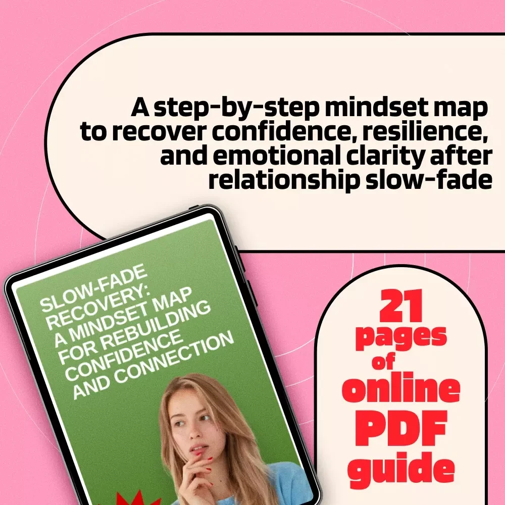 Slow-Fade Recovery: A Mindset Map for Rebuilding Confidence and Connection | Digital Guide for Healing, Growth & Self-Care