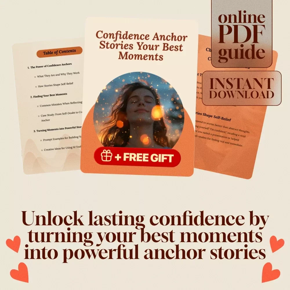 Confidence Anchor Stories: Your Best Moments | Self-Growth Guide, Digital Download for Building Daily Confidence