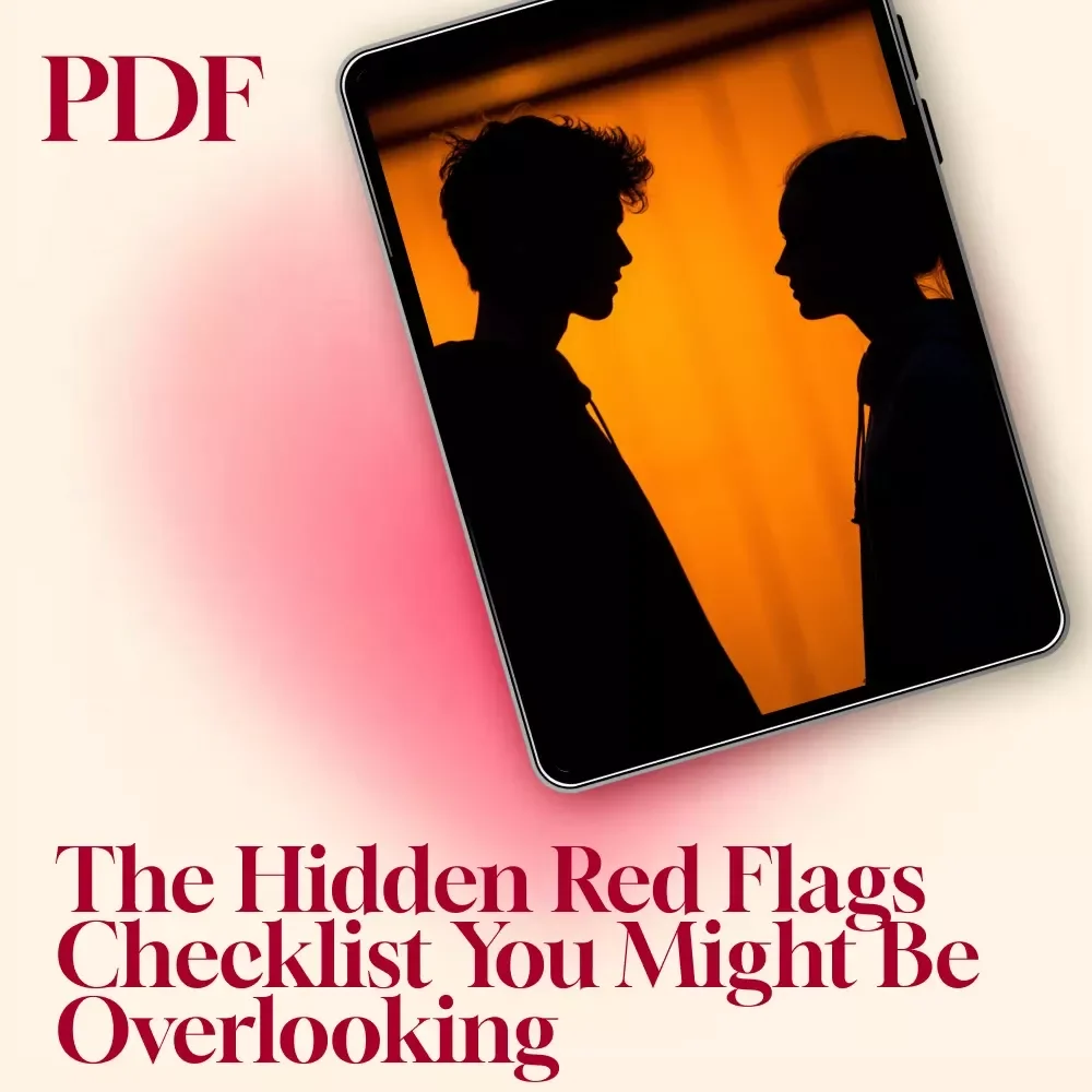 The Hidden Red Flags Checklist You Might Be Overlooking | Digital Download Guide, Printable Relationship Awareness Checklist, Instant Self-Help Tool