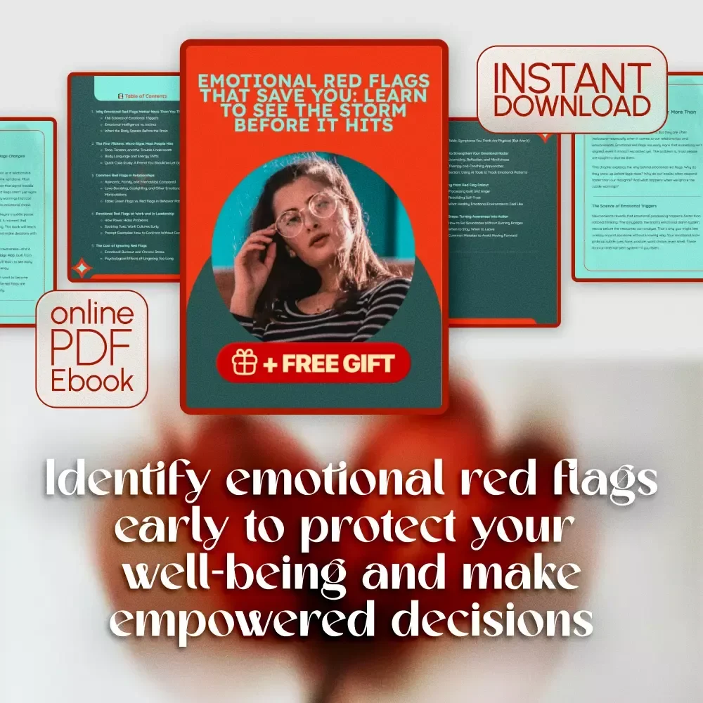 Emotional Red Flags That Save You: Learn to See the Storm Before It Hits - Emotional Red Flags Map & Early Signs Guide
