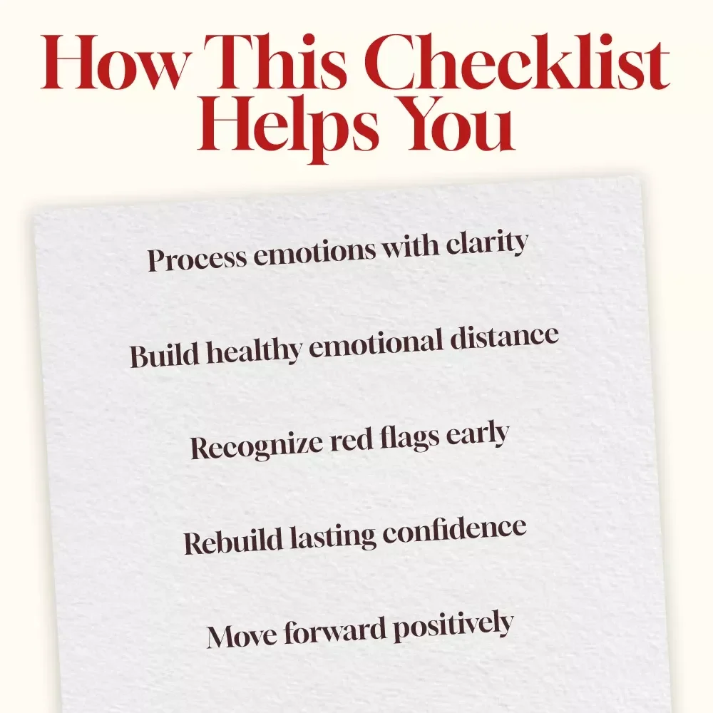 Ghosting Recovery Game Plan | Ghosting Recovery Checklist | Digital Download Self-Healing Guide for Moving On After Ghosting