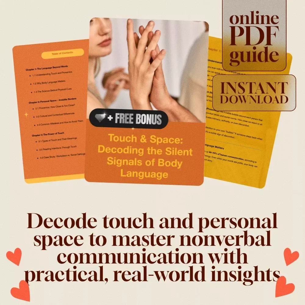 Touch & Space: Decoding the Silent Signals of Body Language | Digital Guide on Touch & Space: What Body Language Really Says | eBook for Communication, Relationships & Social Skills