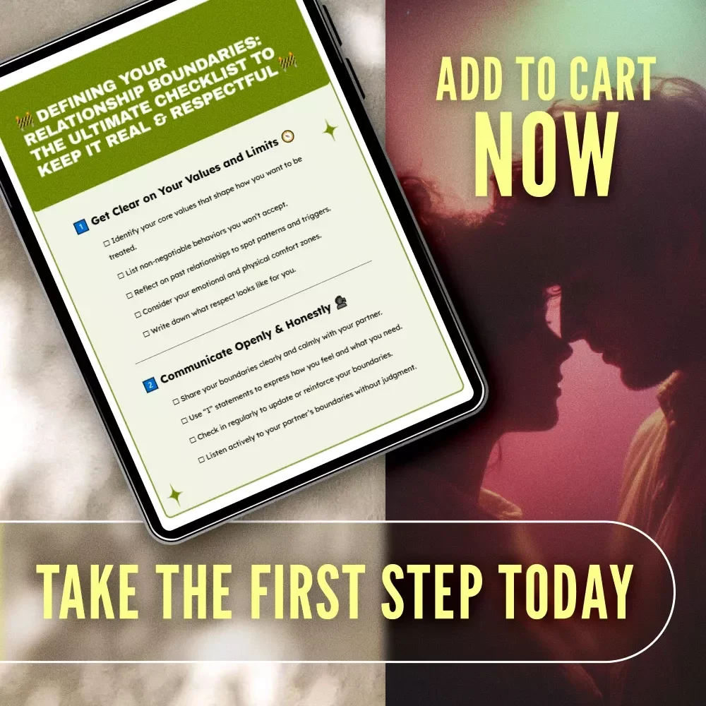 Defining Your Relationship Boundaries: The Ultimate Checklist to Keep It Real & Respectful | Defining the Relationship Boundaries Checklist | Digital Download Self-Help Guide for Couples & Personal Growth