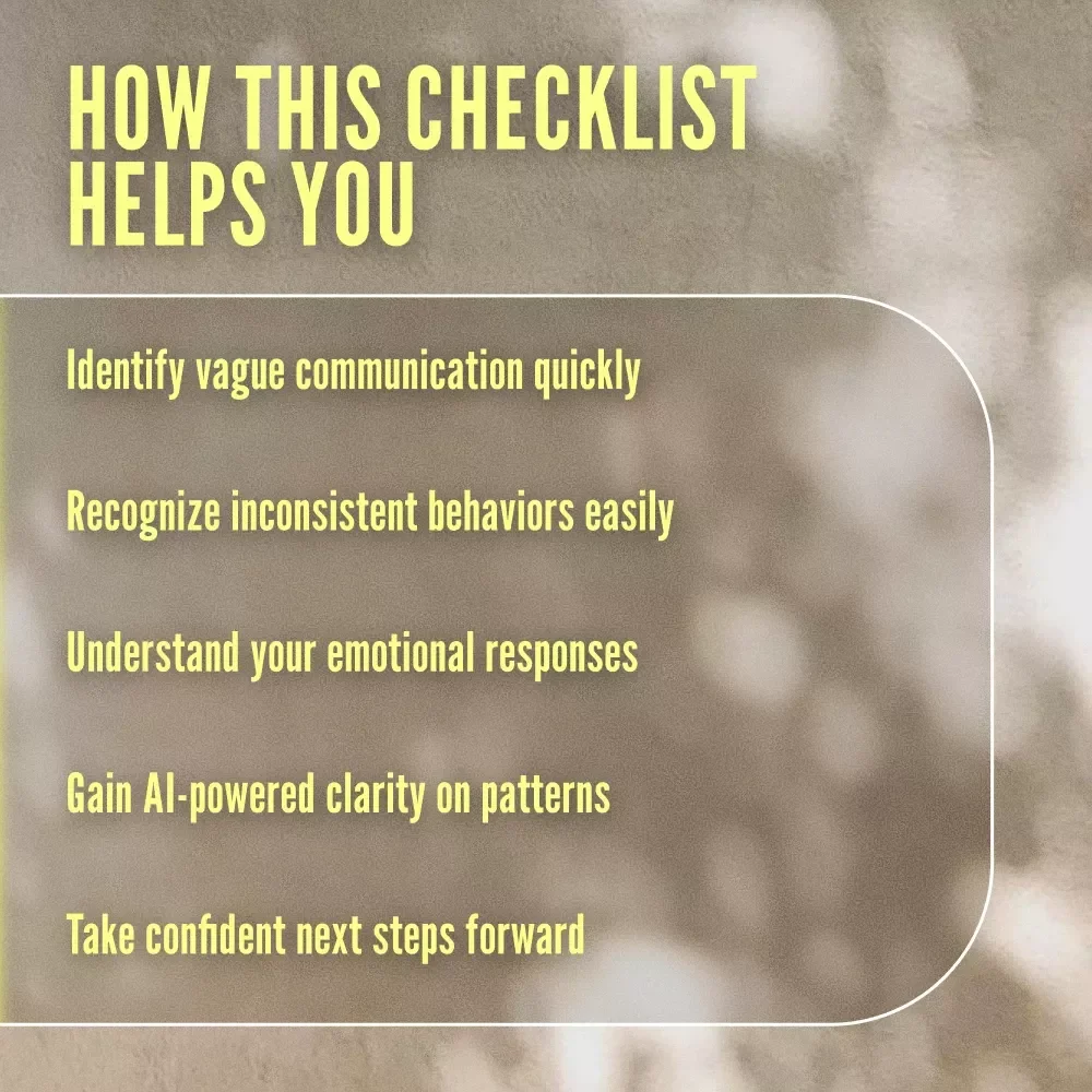 Breadcrumbing Warning Signs Map Checklist | Digital Download Relationship Red Flag Guide | Spot Breadcrumbing Behaviors Fast