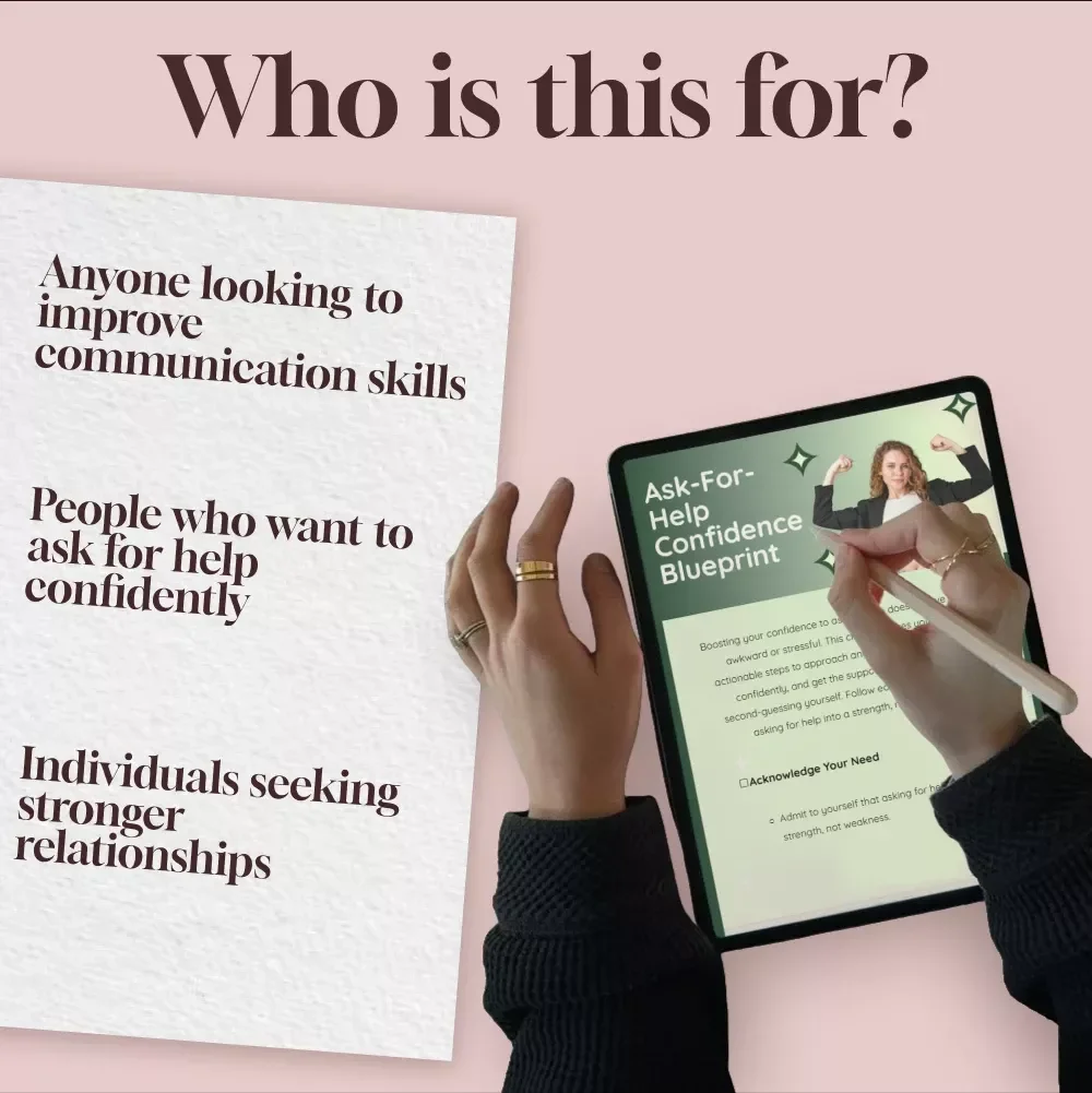 Ask-for-Help Confidence Blueprint: Your Step-by-Step Checklist for Boosting Confidence to Ask for Help
