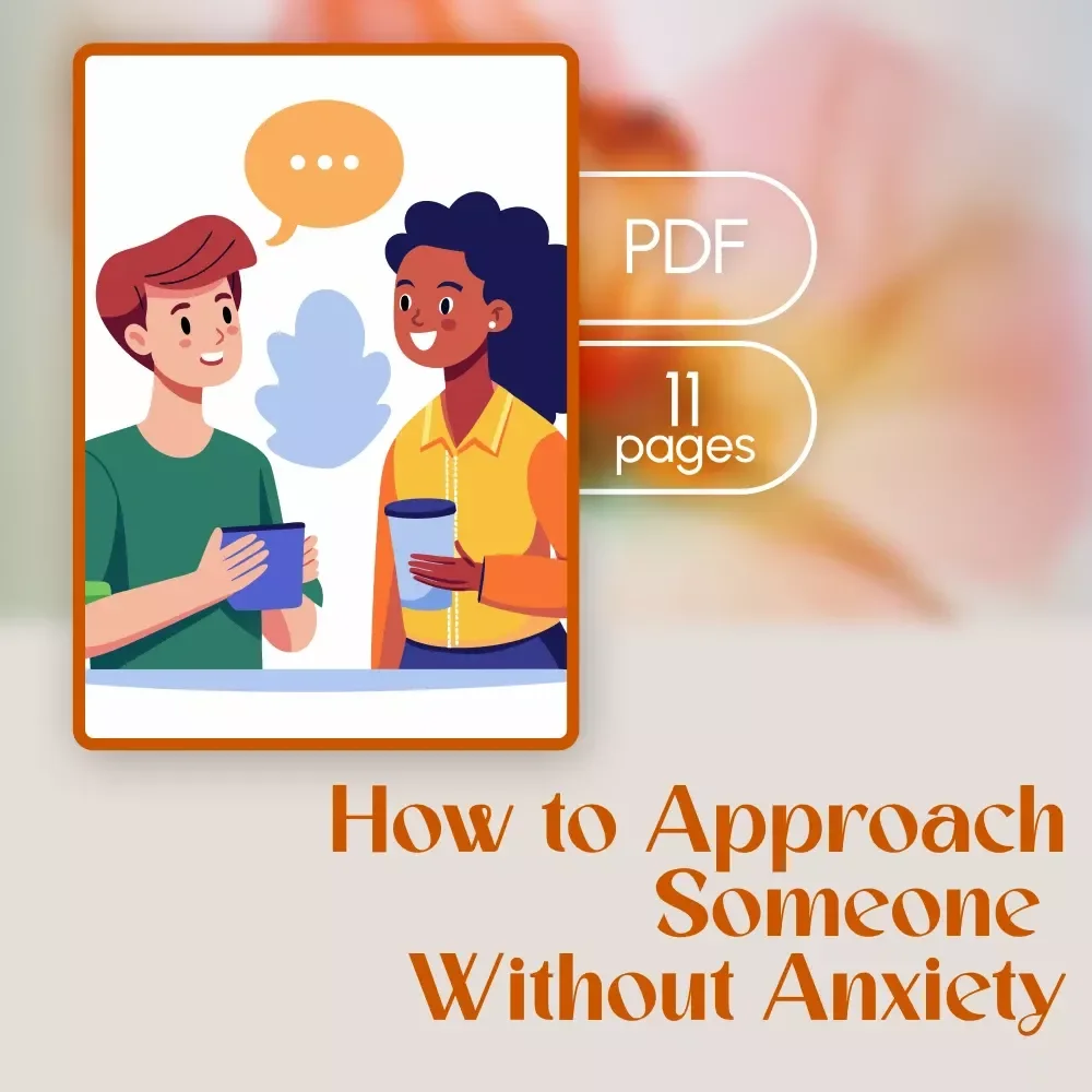 How to Approach Someone Without Anxiety | Social Confidence Guide | Digital Download eBook for Overcoming Shyness, Starting Conversations & Building Connections