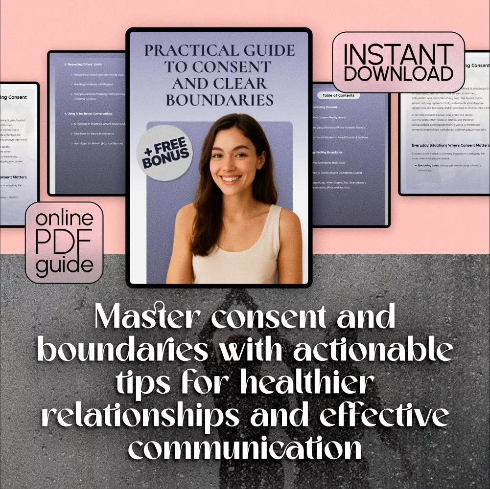 Practical Guide to Consent and Clear Boundaries: A Step-by-Step Guide to Healthy Communication, Respect, and Trust