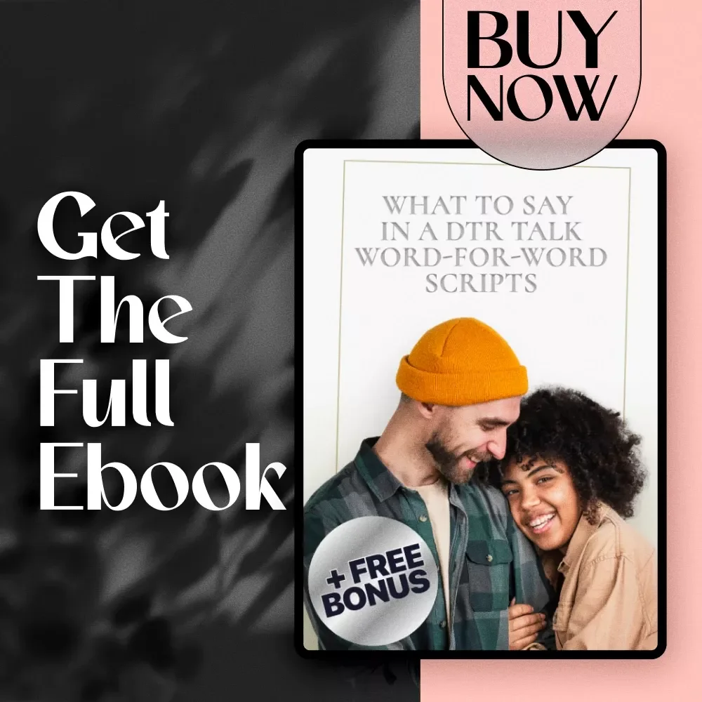 What to Say in a DTR Talk Word-for-Word Scripts | Relationship Guide eBook | Digital Download Checklist for Clarity & Confidence