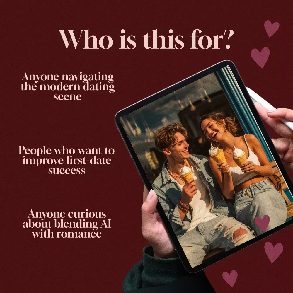 How to Pace Romance: First 3 Dates Blueprint | Digital Dating Guide for Men & Women | Relationship Building eBook | AI Dating Tips & Conversation Starters