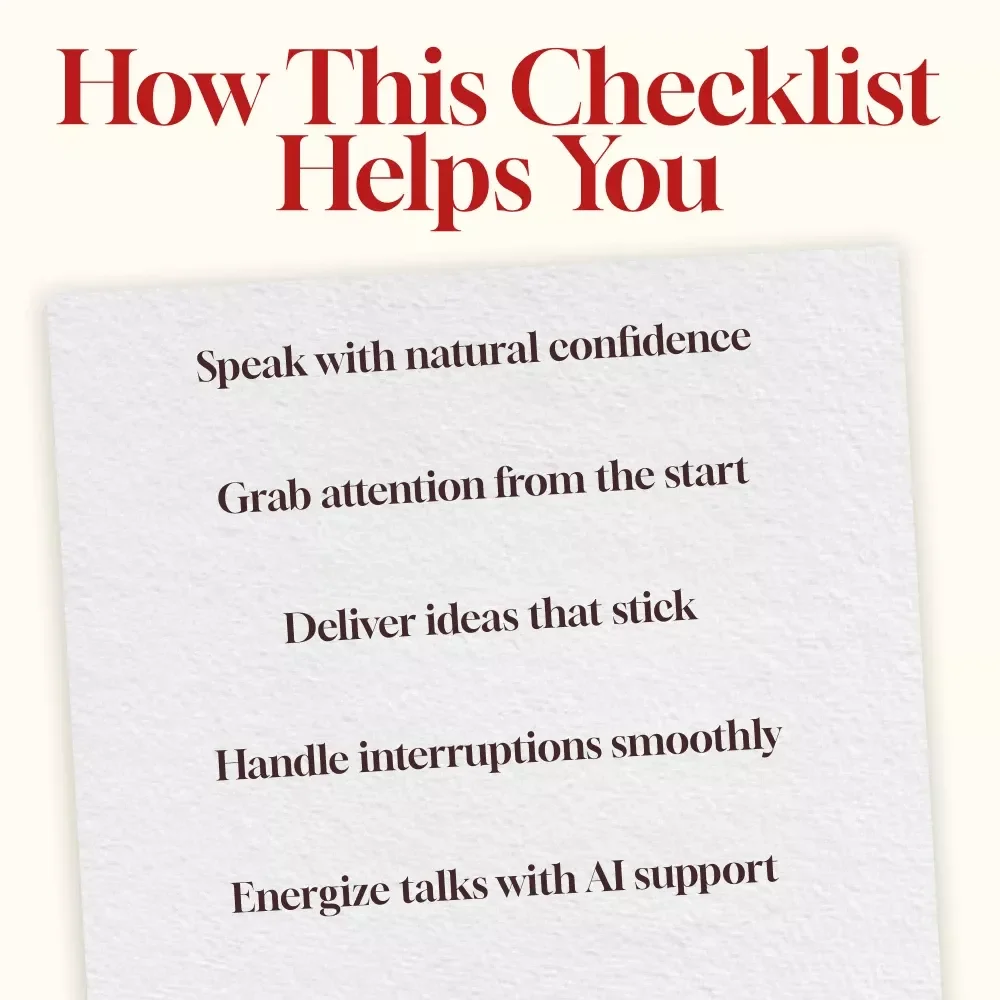 Listening Confidence Checklist: Turn Talkers into Listeners | Digital Download | Public Speaking Confidence Guide | eBook & Printable Communication Skills Resource