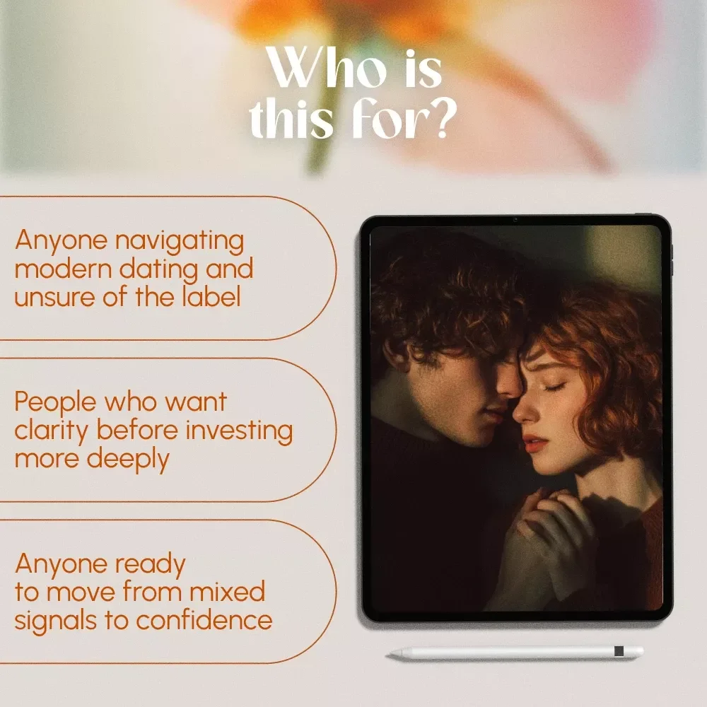 Situationship vs Relationship Clarity Map | Digital Guide for Self-Discovery, Boundaries, and Communication | Relationship Advice eBook & Conversation Starters