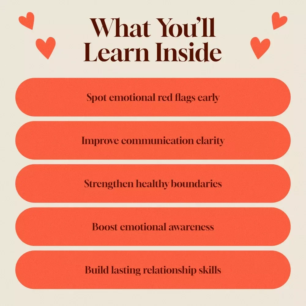 Unlocking Emotional Availability: Spotting the Hidden Red Flags in Relationships | Digital Guide | Emotional Availability Red Flags Map | Self-Help eBook for Healthier Relationships