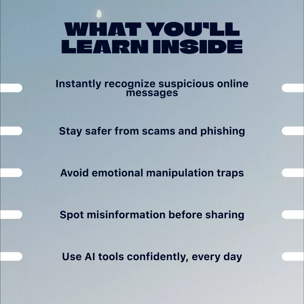 AI Red-Flag Detector for Online Messages | Digital Safety Guide | eBook for Detecting Online Scams, Emotional Manipulation & Fake News