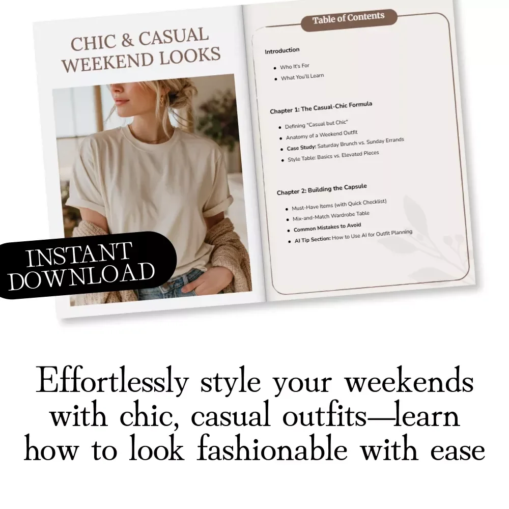Chic & Casual Weekend Looks: The Ultimate Weekend Outfit Playbook for Effortless Style
