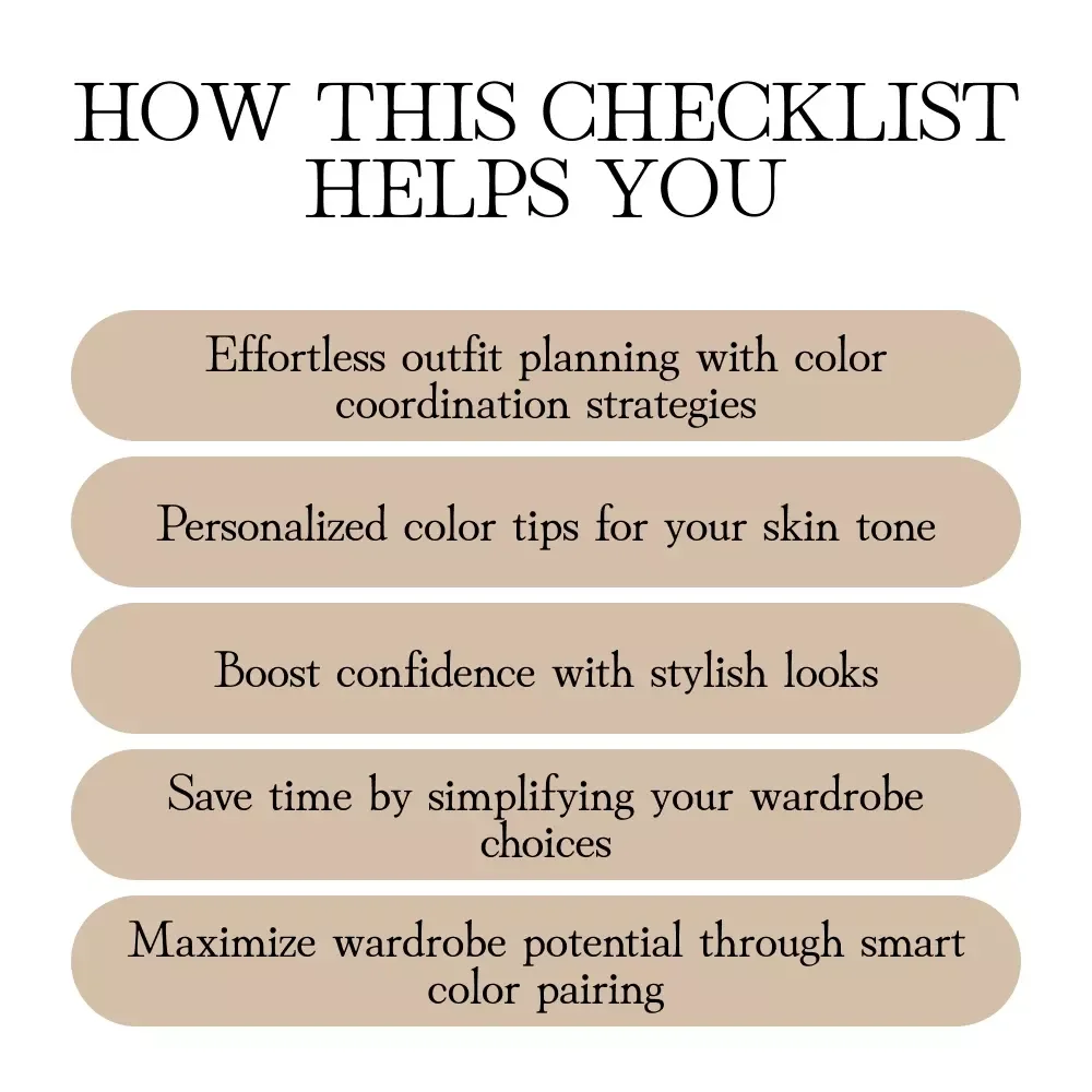 The Color Match Map: The Ultimate Color Coordination Cheat Sheet for Effortless Outfits