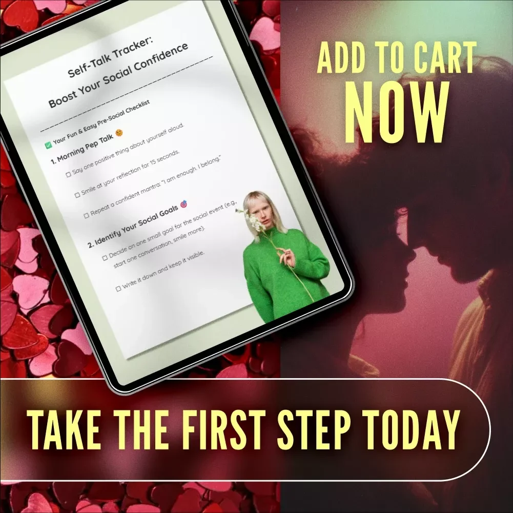 Self-Talk Tracker: Boost Your Social Confidence - A Pre-Social Checklist to Build Comfort & Positive Mindset