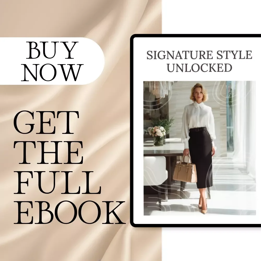Signature Style Unlocked | eBook Guide on How to Find Your Signature Style for Work and Life | Personal Style, Wardrobe Confidence, AI Tools