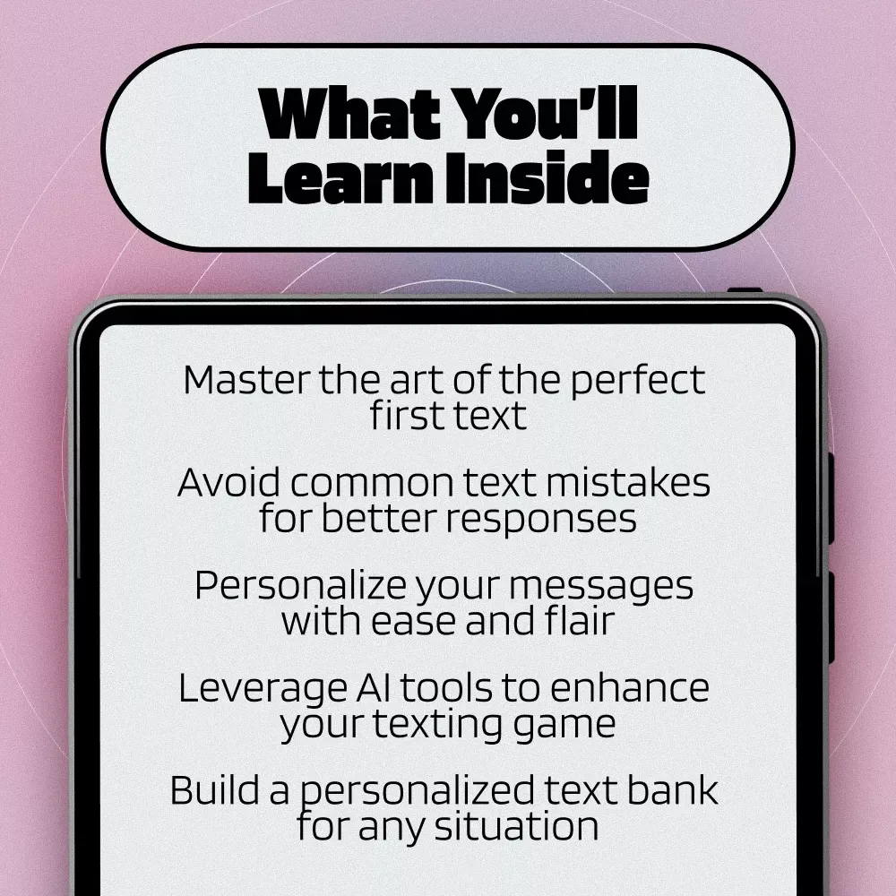 Opening Line Bank: 50 Proven Texts That Actually Work - eBook Guide to Mastering First Texts