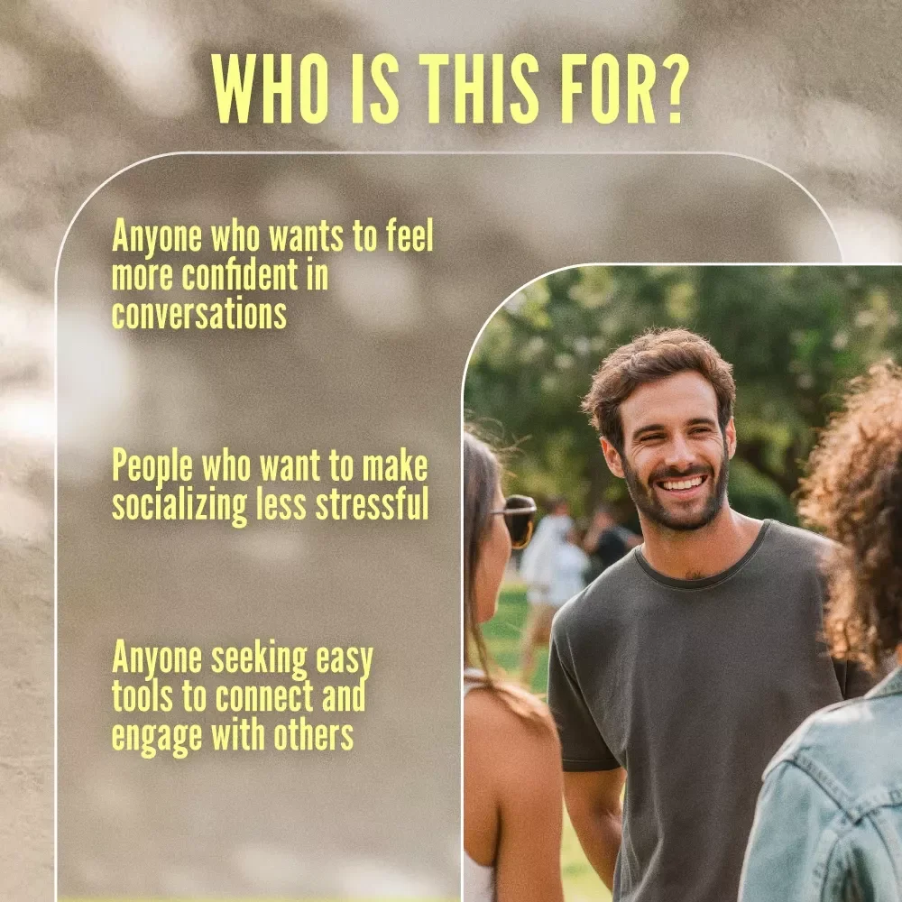 Small Talk Made Simple: Conversation Checklist | How to Make Small Talk | Digital Download eBook Guide for Social Confidence & Easy Conversation Starters