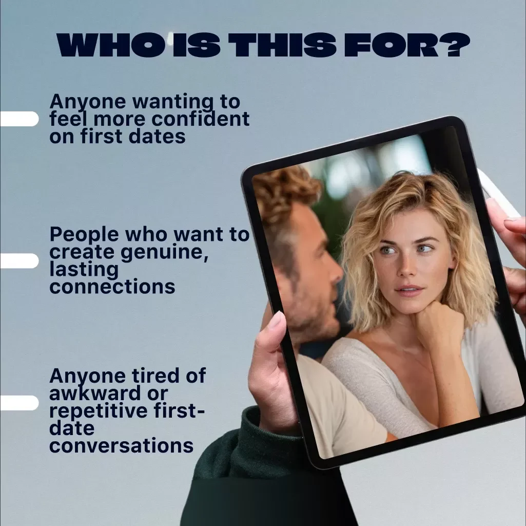 Questions That Spark Connection and Confidence on a First Date | Printable Guide | Digital Download | Things to Ask on a First Date eBook