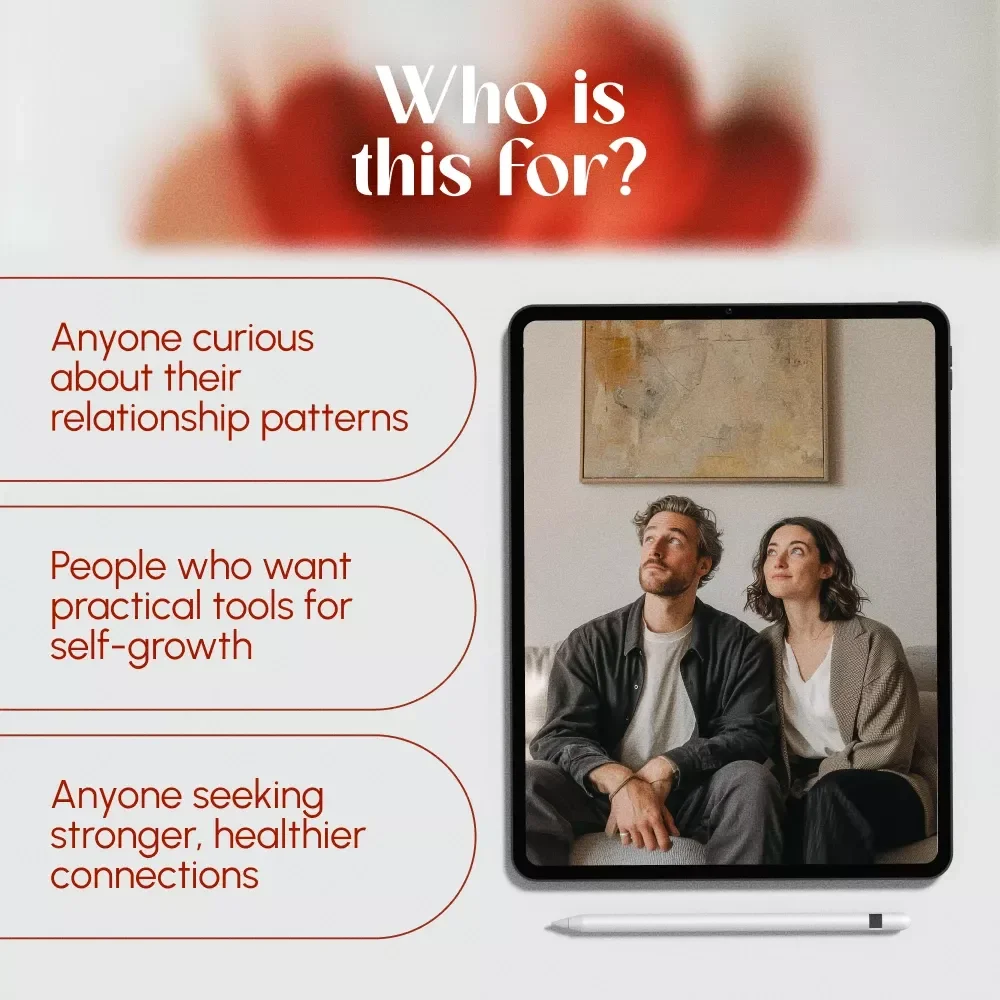 How Attachment Style Worksheets Can Transform Your Relationships | Digital Healing Guide, Self-Discovery eBook, Couples Communication Checklist