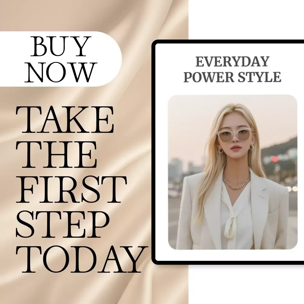 Everyday Power Style | Everyday Elegance Checklist: Subtle Power Looks | Digital Download Wardrobe & Style Guide, eBook, Capsule Wardrobe Checklist