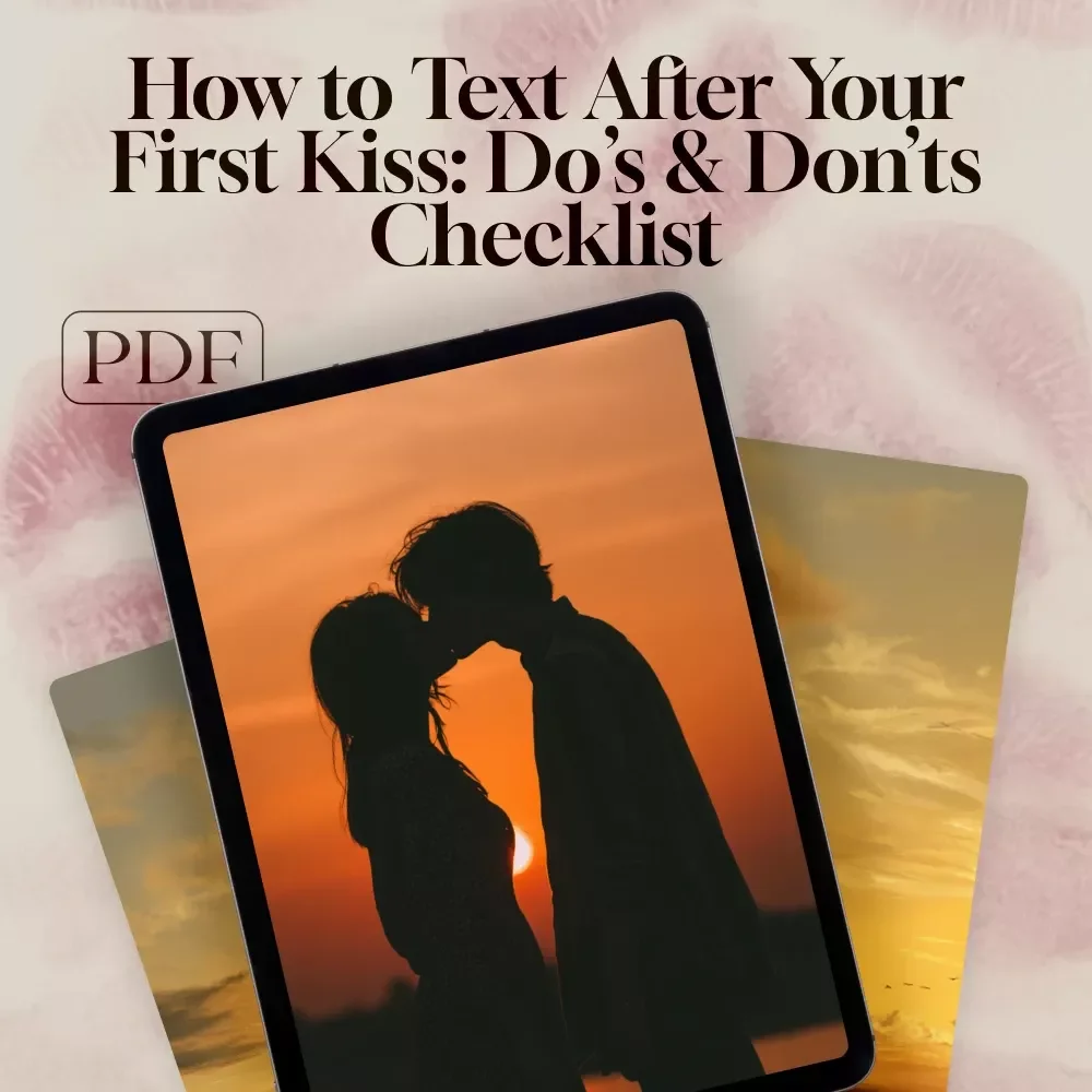How to Text After Your First Kiss: Do’s & Don’ts Checklist | Digital Download Guide for Flirty Texting Success, Relationship Tips, and Post-Date Confidence