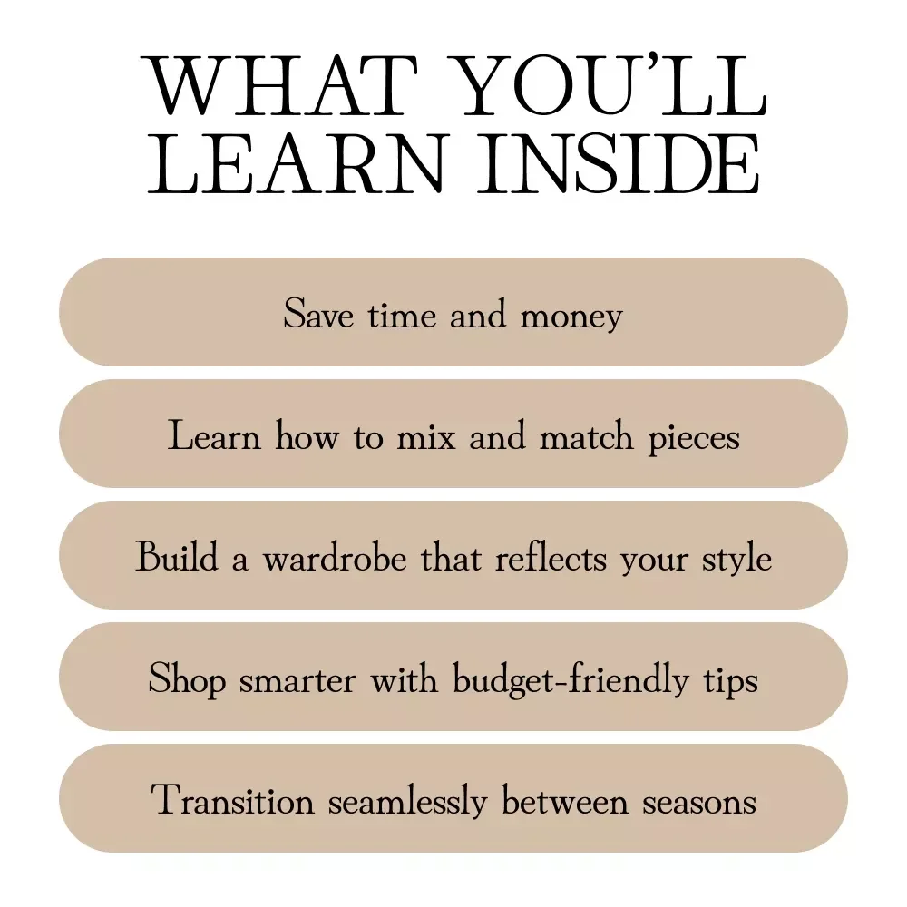 Capsule Style That Lasts: How to Build a Capsule Wardrobe That Lasts - eBook Guide