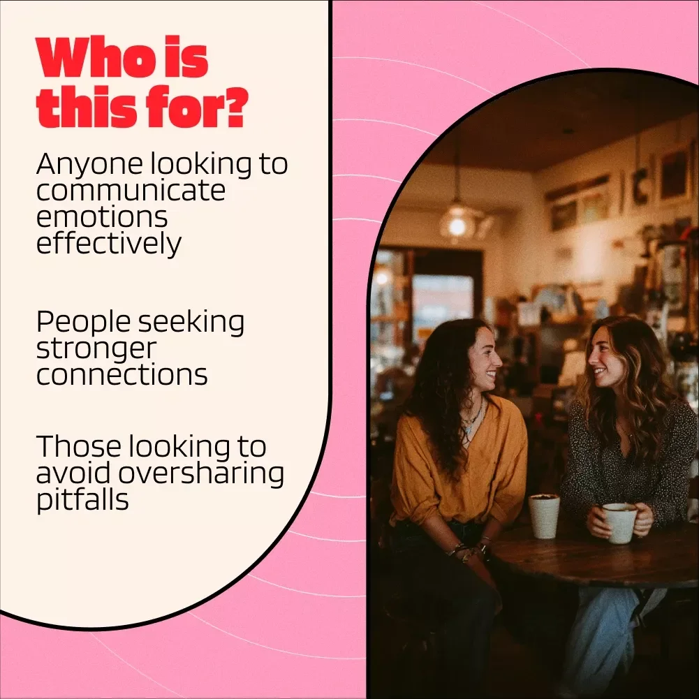 Emotional Openness Blueprint: Share Without Oversharing - Digital Guide for Healthy Emotional Expression