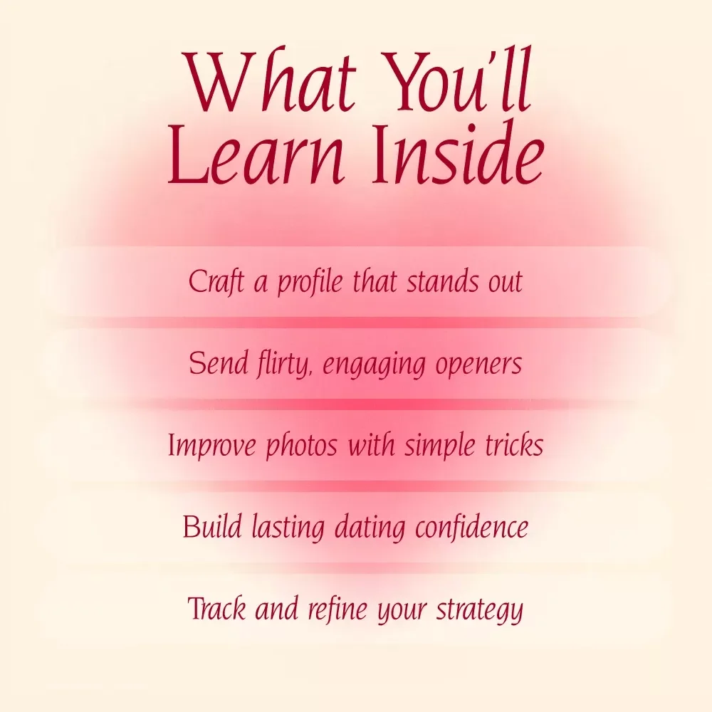 Dating App Confidence Hacks: Your Ultimate Checklist to Swipe with Style | Digital Download eBook, Online Dating Guide, Profile & Messaging Tips for Singles