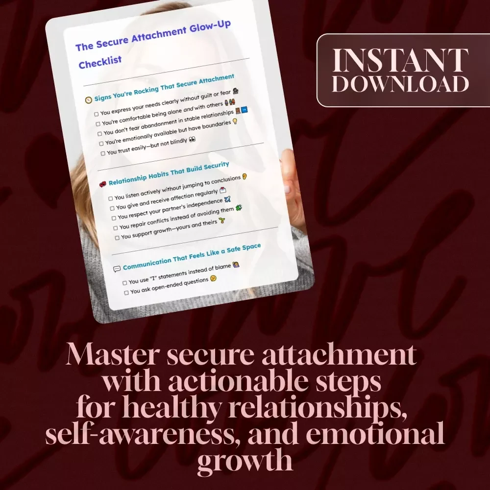 The Secure Attachment Glow-Up Checklist: Signs, Habits, and Scripts for Building Strong Relationships
