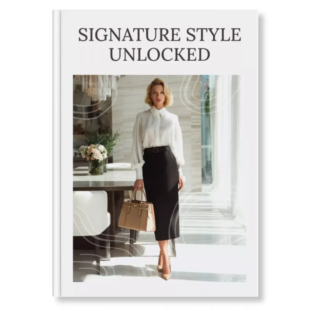 Signature Style Unlocked | eBook Guide on How to Find Your Signature Style for Work and Life | Personal Style, Wardrobe Confidence, AI Tools