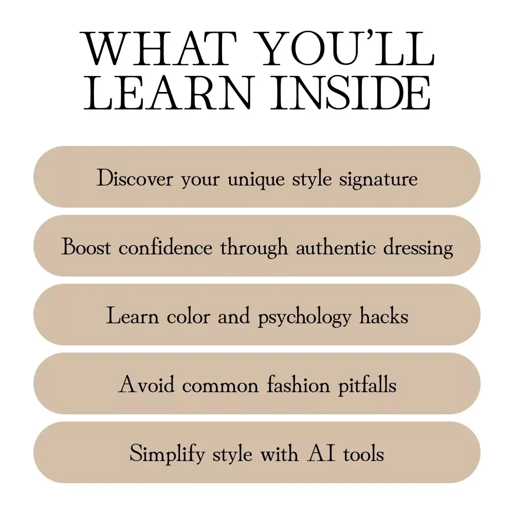 Signature Style Guide | Personal Branding Through Style Guide | Digital Download for Style, Confidence & Impact