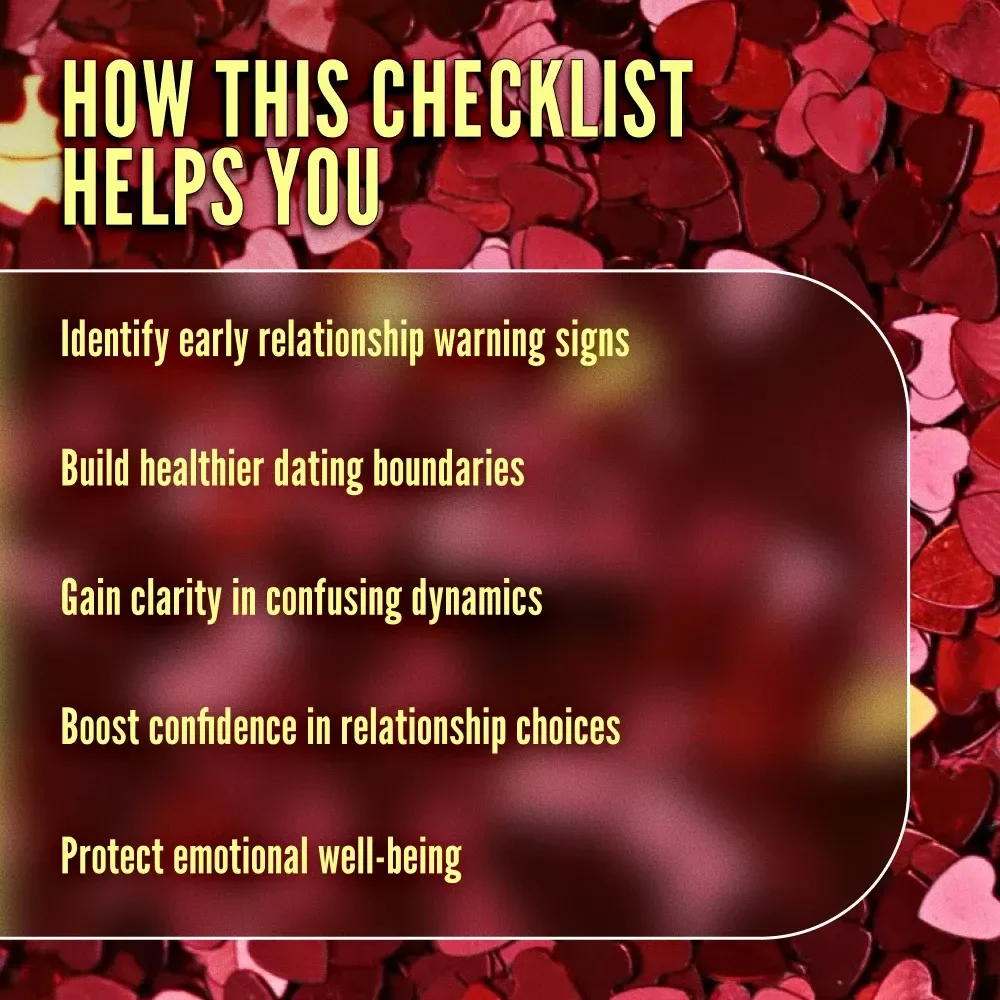 The Reality Check Checklist for Love-Bombing vs Genuine Interest | Digital Download Guide | How to Spot Love-Bombing vs Genuine Interest Printable Checklist