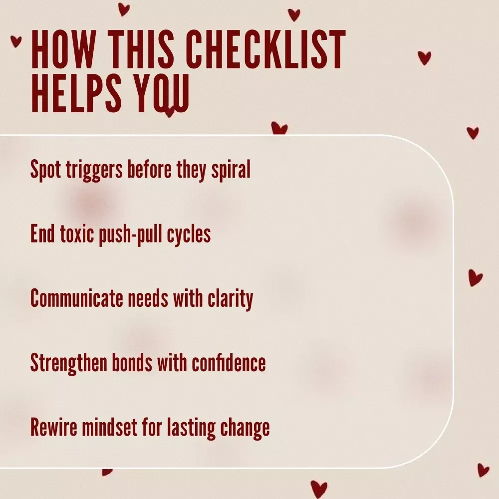 The Anxious-Avoidant Survival Checklist | Digital Download for Healing Anxious Avoidant Attachment Style | Self-Help Relationship Guide & Printable Resource