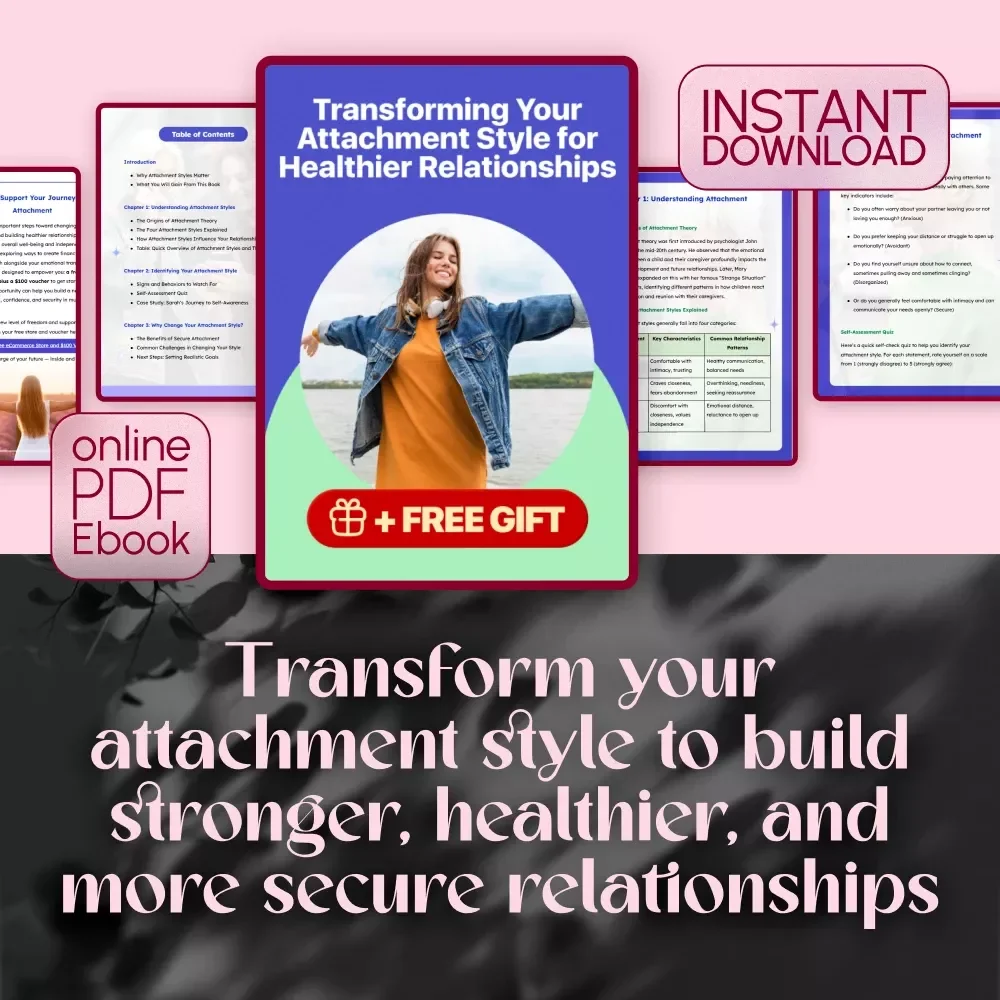 Transforming Your Attachment Style for Healthier Relationships | eBook Guide on How to Change Your Attachment Style, Build Secure Bonds & Improve Communication