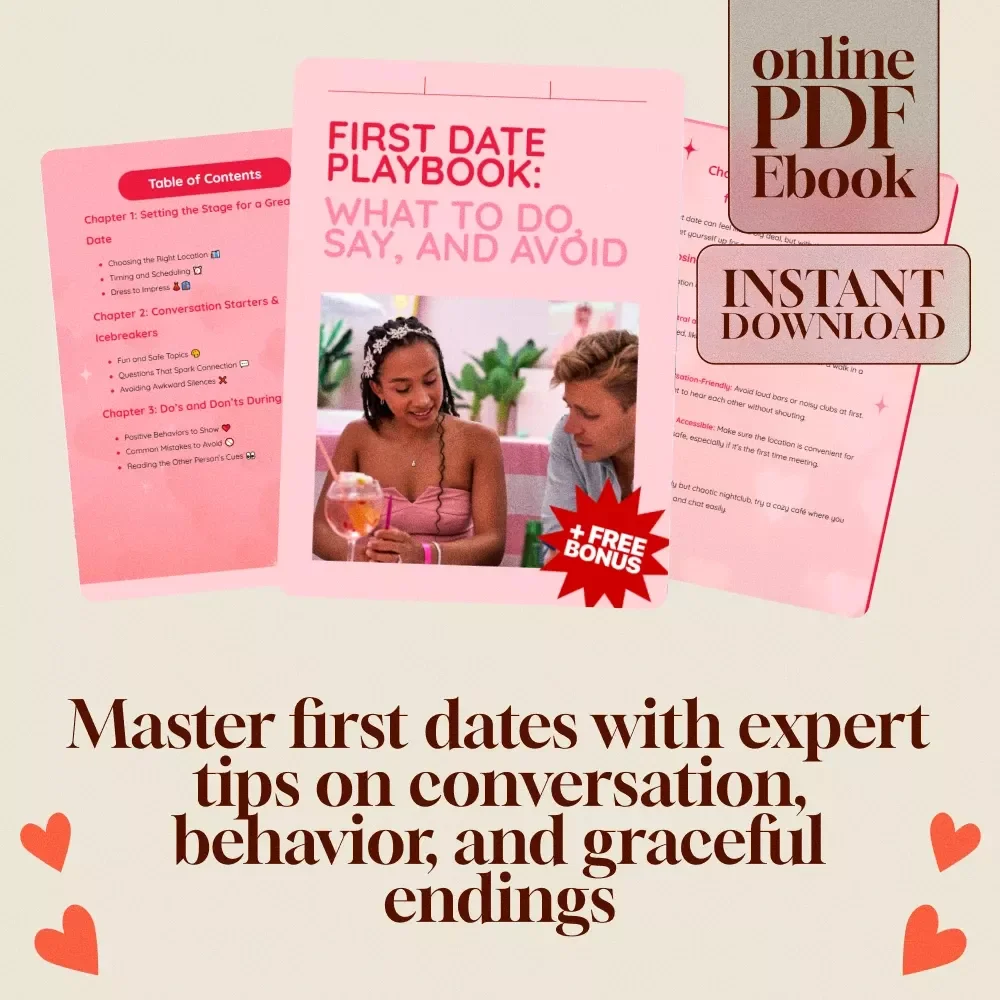 First Date Playbook: What to Do, Say, and Avoid – eBook for Perfect Date Success