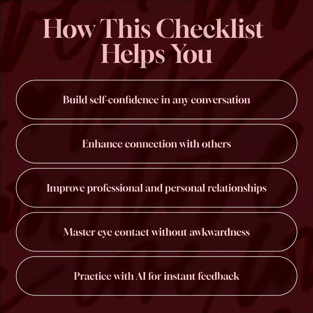 Eye-Contact Routines That Feel Natural: A Checklist to Master Effortless, Confident Communication
