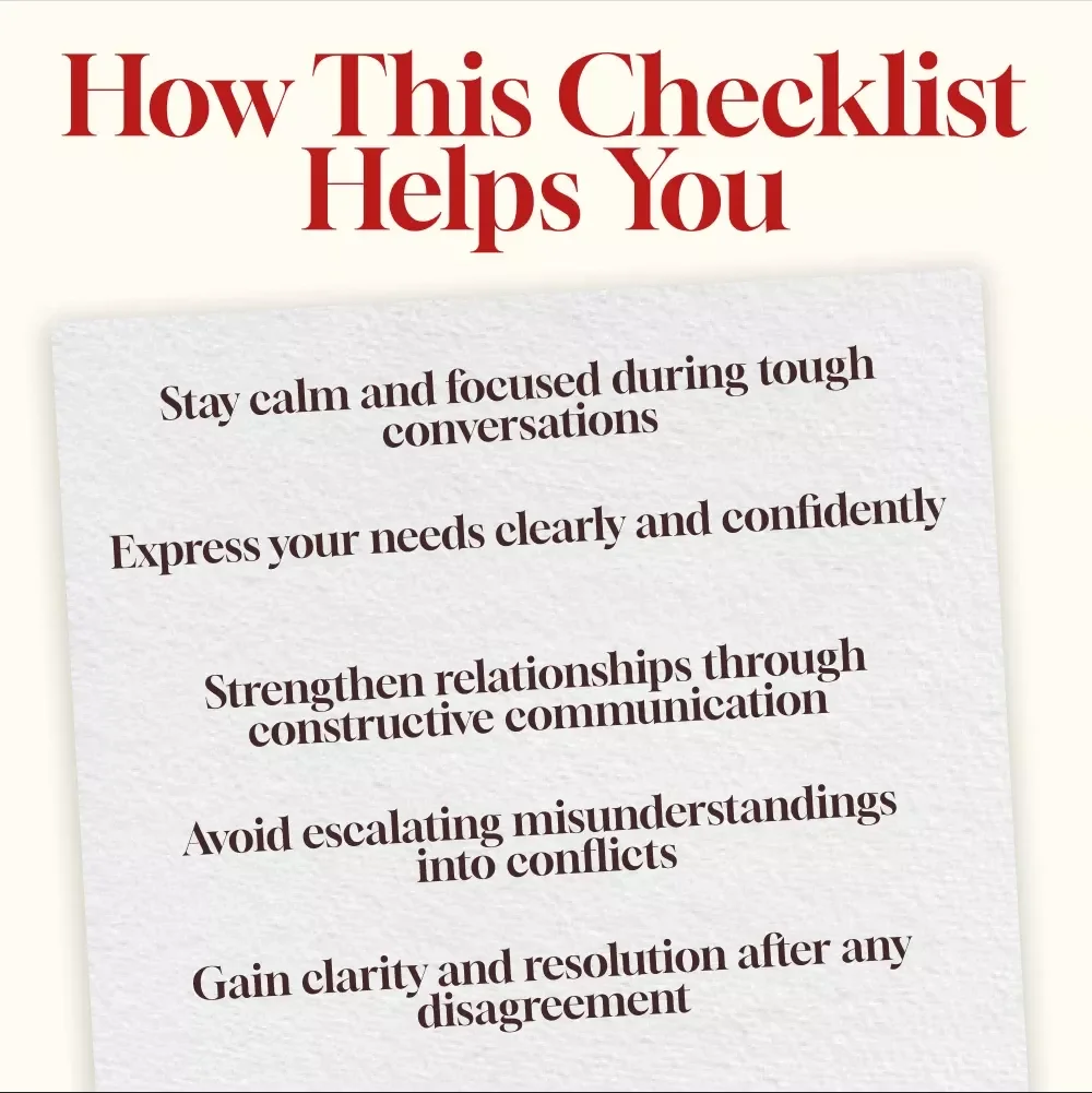 The Clear Ask Checklist for Post-Misunderstanding Moments: How to Ask for What You Need After a Misunderstanding