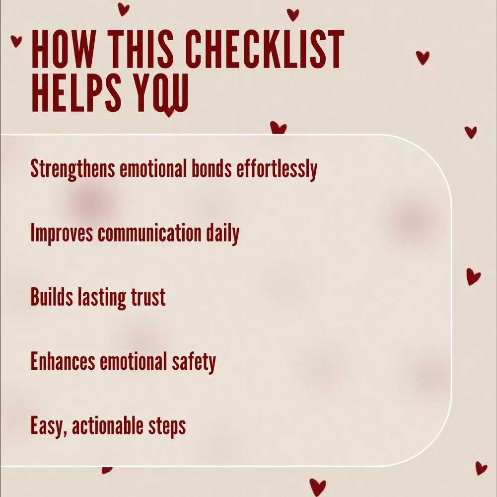 The Secure Attachment Micro-Habits Checklist: Daily Practices to Strengthen Connection and Trust