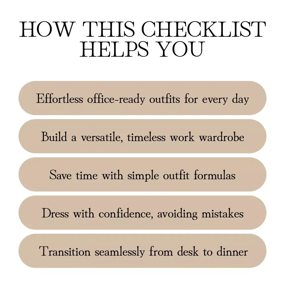 Workwear Wins: Office-Ready Outfit Guide | Workwear Made Easy for Professionals