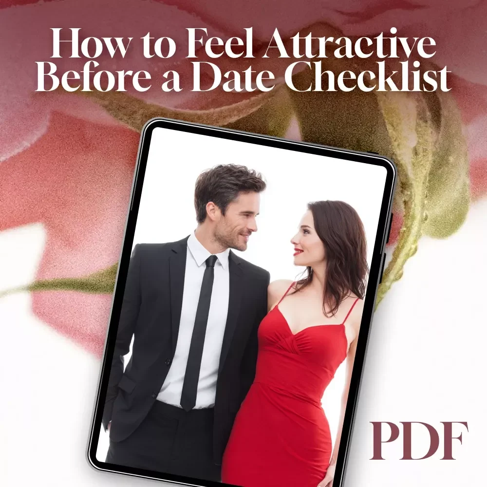 How to Feel Attractive Before a Date Checklist | Confidence-Boosting Self-Care Routine | Printable Digital Download for Dating Prep