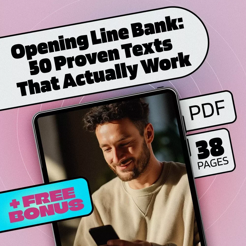 Opening Line Bank: 50 Proven Texts That Actually Work - eBook Guide to Mastering First Texts