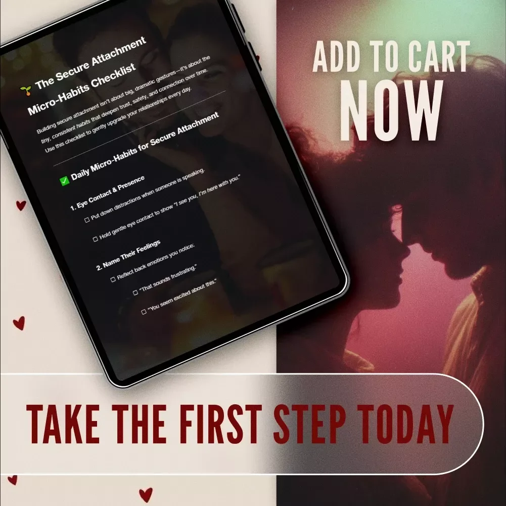 The Secure Attachment Micro-Habits Checklist: Daily Practices to Strengthen Connection and Trust