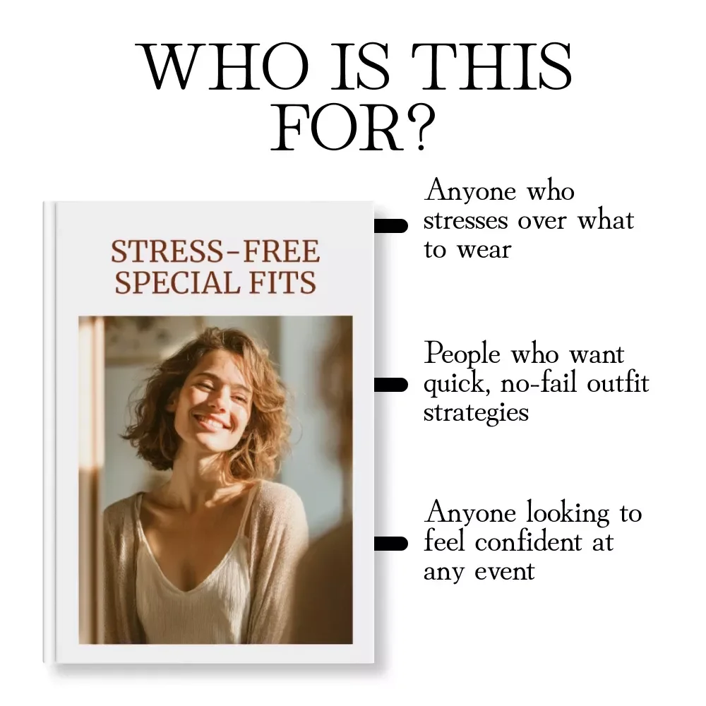Stress-Free Special Fits | Digital Guide for Special Event Dressing Without Overthinking | Outfit Formula, Dress Codes, Confidence & Style Tips