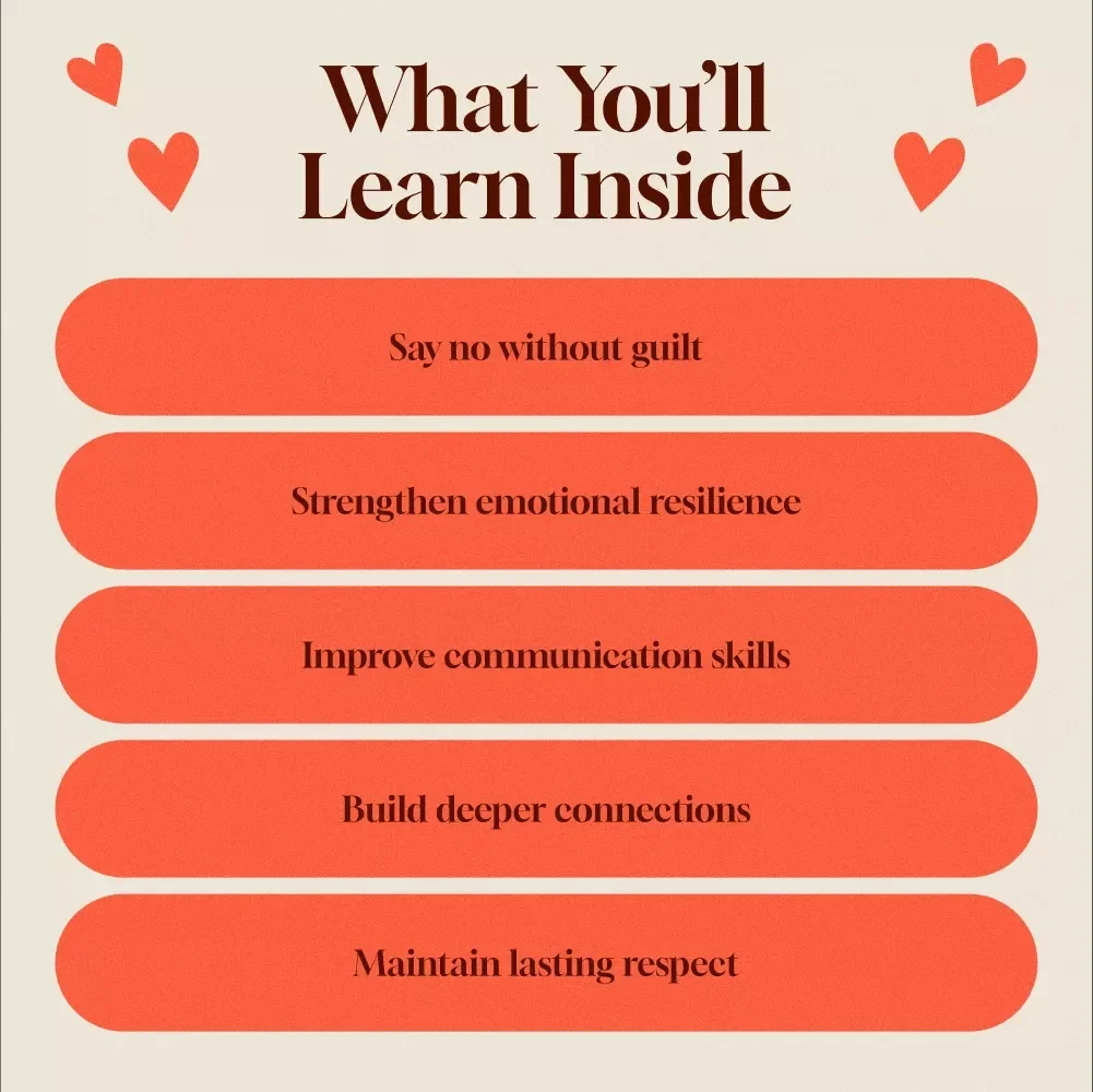 Building Stronger Relationships Through Healthy Boundaries | Relationship Guide | How to Set Boundaries in a Relationship eBook Download