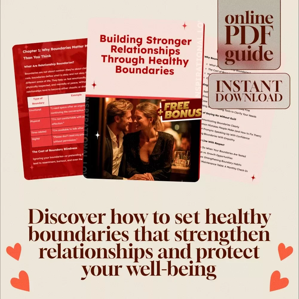 Building Stronger Relationships Through Healthy Boundaries | Relationship Guide | How to Set Boundaries in a Relationship eBook Download